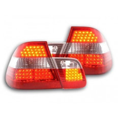 Πίσω Φανάρια LED BMW Σειρά 3 E46 Sedan Λευκό Κόκκινο - 2 Τμχ.