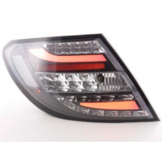 Πίσω Φανάρια LED Mercedes-Benz C-Class (204) Μαύρο - 2 Τμχ.
