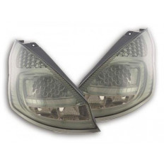 Πίσω Φανάρια LED Ford Fiesta 7 JA8 5-Πορτό Μαύρο - 2 Τμχ.