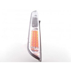 Πίσω Φανάρια LED Ford Focus 2 5-Πορτό Χρώμιο - 2 Τμχ.