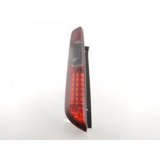 Πίσω Φανάρια LED Ford Focus 2 5-Πορτό Μαύρο Κόκκινο - 2 Τμχ.