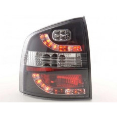 Πίσω Φανάρια LED Skoda Octavia Combi 1Z Μαύρο - 2 Τμχ.