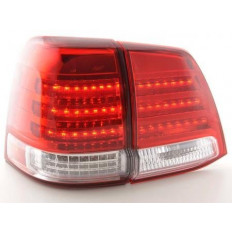 Πίσω Φανάρια LED Toyota Land Cruiser FJ200 Χρώμιο - 2 Τμχ.