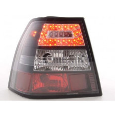 Πίσω Φανάρια LED VW Bora 1J Λευκό Μαύρο - 2 Τμχ.
