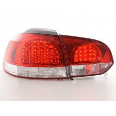 Πίσω Φανάρια LED VW Golf 6 1K Λευκό Κόκκινο - 2 Τμχ.
