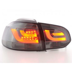 Πίσω Φανάρια LED VW Golf 6 1K Μαύρο - 2 Τμχ.
