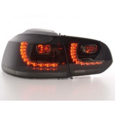 Πίσω Φανάρια LED VW Golf 6 1K Μαύρο - 2 Τμχ.