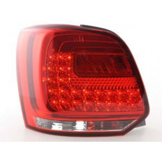 Πίσω Φανάρια LED VW Polo 6R Λευκό Κόκκινο - 2 Τμχ.