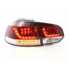Πίσω Φανάρια LED VW Golf 6 1K Λευκό Κόκκινο - 2 Τμχ.