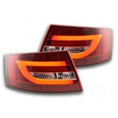 LED Πίσω Φανάρια Σετ Lightbar Audi A6 4F Limo (2004 - 2008) Κόκκινο / Λευκό
