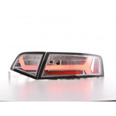 Πίσω Φανάρια LED Audi A6 4F Limo Χρώμιο - 2 Τμχ.