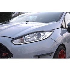 Φρυδακια φαναριών Maxton Design Ford Fiesta ST / ST-Line / Standard Mk7 FL μαύρο γυαλιστερό - (FO-FI-7F-ST-L1G)