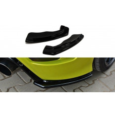 Πλαϊνά πίσω spoiler Maxton Design Ford Focus MK2 RS μαύρο σαγρέ - (FO-FO-2-RS-RSD1T)