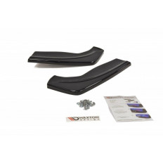 Πλαϊνά πίσω spoiler Maxton Design Ford Focus ST Mk2 FL μαύρο γυαλιστερό - (FO-FO-2F-ST-RSD1G)