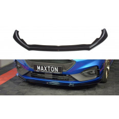 Spoiler / Χειλάκι εμπρός προφυλακτήρα Maxton Design Ford Focus ST / ST-Line Mk4 Μαύρο Σαγρέ - (FO-FO-4-STLINE-FD4T)