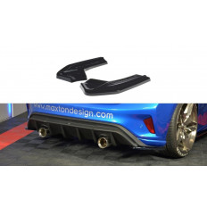 Πλαϊνά πίσω spoiler Maxton Design Ford Focus ST-Line Mk4 μαύρο γυαλιστερό - (FO-FO-4-STLINE-RSD2G)
