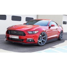 Spoiler / Χειλάκι εμπρός προφυλακτήρα Maxton Design Ford Mustang Mk6 Carbon Look - (FO-MU-6-FD1C)