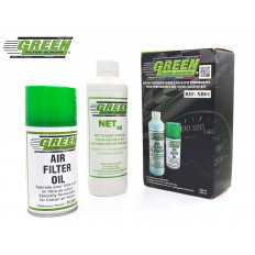 Σετ Καθαριστικό (500ml) & Λιπαντικό (300ml) Φίλτρου Αέρα Green Filter - 2 Τεμ. - (NH01)