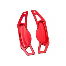 Paddles αλουμινίου quick shift κόκκινα Smart 451, 453, Fortwo, Forfour - (GRP-07PASMARE)