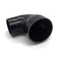 Κολάρο Σιλικόνης μαύρο 90° γωνία συστολής 76-102mm 4,5mm - (GRP-1005003474968787)