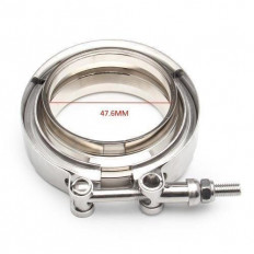 V-Band Clamp Kit Σφιγκτήρας με Φλάντζες - Φ47.6mm - (GRP-VBK-300-47.6)