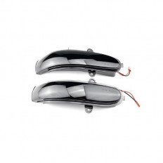 Dynamic LED Φλας Καθρέπτη Φιμέ – Mercedes Benz C W203 / C T-Model S203 / CL203 - 2 Τμχ. - (HC.0100135)