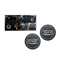 Φανάρια Εμπρός Creed LED 7' DRL 5 Star - Jeep Wrangler TJ & JK (1997-2018) (HLU7INCHJ8)