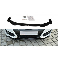 Spoiler / Χειλάκι εμπρός προφυλακτήρα Maxton Design Honda Civic Mk9 Facelift Μαύρο Γυαλιστερό - (HO-CI-9F-FD1G)