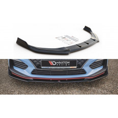 Spoiler / Χειλάκι εμπρός προφυλακτήρα Maxton Design Hyundai I30 N Mk3 Hatchback/ Fastback Μαύρο Γυαλιστερό - (HY-I30-3-N-FD3G)