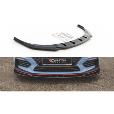 Spoiler / Χειλάκι εμπρός προφυλακτήρα Maxton Design Hyundai I30 N Mk3 Hatchback/ Fastback Μαύρο Γυαλιστερό - (HY-I30-3-N-FD4G)