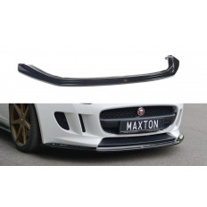 Spoiler / Χειλάκι εμπρός προφυλακτήρα Maxton Design JAGUAR F-TYPE Μαύρο Σαγρέ - (JA-F-TYPE-1-FD1T)