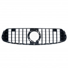 Μπροστινή Μάσκα Mercedes Benz GLC-Class X253 AMG (2019-2023) - Με Θέση Κάμερας - Μαύρη Γυαλιστερή (JOM-10025310S)