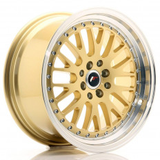 Ζάντα Αλουμινίου Japan Racing - JR10 - 17x8 - ET35 - 4x100/114 - Gold w/Machined Lip - 1 Τμχ. (JR10178043574GD)