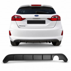 Διαχύτης / Diffuser Ford Fiesta Mk8 (Απλο Προφυλακτηρα) - (2017-2021) - Μαυρο Γυαλιστερο - 1 Τμχ. - (K158-002)