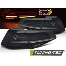Φανάρια Πίσω Led Laser Vw Golf 7 (2013-2019) - Μαυρα - (LDVWW7)