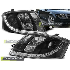 LED Φανάρια Dayline Εμπρός Audi TT (8N) - 1998-2006 -  Μαύρα - 2 Τεμ - (LPAU50)