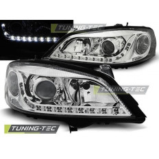 Φανάρια Dayline Εμπρός Χρώμια Opel Astra G 98-04 - (LPOP81)