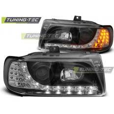 Φανάρια Dayline Εμπρός Μαύρα Seat Ibiza 6K 93-00 - (LPSE16)