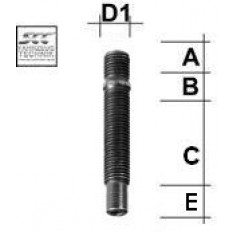 Μπουζόνι Τροχού Βιδωτό - M12x1,5 / L: 68mm - (M1215GB68R)