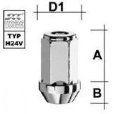 Παξιμάδι Τροχού  M12X1,5 / Κωνικό 60° / Κλειδί 19 - (M1215KEGN2)