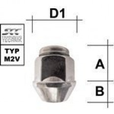 Παξιμάδι Τροχού  M14X1,5 / Κωνικό 60° / Κλειδί 21 - (M1415KEGEC)