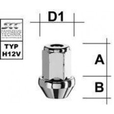 Παξιμάδι Τροχού M14X1,5 - / Κωνικό 60° - 17 Κλειδί - (M1415KEGS)
