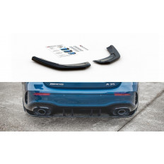 Πλαϊνά πίσω spoiler Maxton Design Mercedes Benz A35 AMG W177 μαύρο γυαλιστερό - (ME-A-177-35-RSD1G)