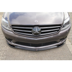 Spoiler / Χειλάκι εμπρός προφυλακτήρα Maxton Design Mercedes Benz CL 500 C216 AMGLINE look carbon - (ME-CL-500-216-AMGLINE-FD1C)