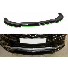 Spoiler / Χειλάκι εμπρός προφυλακτήρα Maxton Design Mercedes Benz CLA 45 AMG C117 Μαύρο Σαγρέ - (ME-CLA-117-AMG-FD1T)