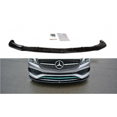 Spoiler / Χειλάκι εμπρός προφυλακτήρα Maxton Design Mercedes Benz Benz CLA C117 AMG-LINE FACELIFT Μαύρο Γυαλιστερό - (ME-CLA-117F-AMGLINE-FD1G)