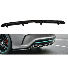 Diffuser Maxton Design Mercedes Benz CLA C117 AMG-LINE FACELIFT look carbon - (ME-CLA-117F-AMGLINE-RS1C)