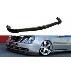 Spoiler / Χειλάκι εμπρός προφυλακτήρα Maxton Design Mercedes Benz CLK W208 look carbon - (ME-CLK-208-AMG-FD1C)