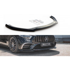 Spoiler / Χειλάκι εμπρός προφυλακτήρα Maxton Design Mercedes Benz Benz CLS AMG-Line C257 Carbon Look - (ME-CLS-257-AMGLINE-FD3C)