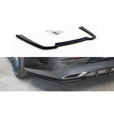 Splitter / Διαχύτης πίσω προφυλακτήρα Maxton Design Mercedes Benz CLS AMG-Line C257 Carbon Look - (ME-CLS-257-AMGLINE-RD1C)